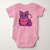 Moederliefde Baby Meisje Onesie Romper (Achterkant)