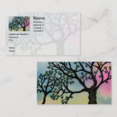 Moederliefde - Bomen op Vellum en Waterverf Visitekaartje (Voorkant / Achterkant)