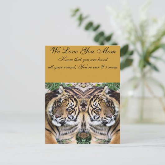 moederliefde_ briefkaart (Staand voorkant)