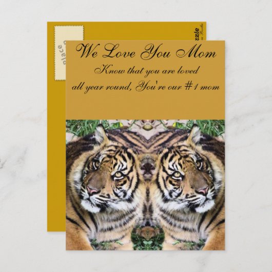 moederliefde_ briefkaart (Voorkant / Achterkant)