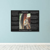 Moederliefde Canvas Afdruk (Insitu (Houten vloer))