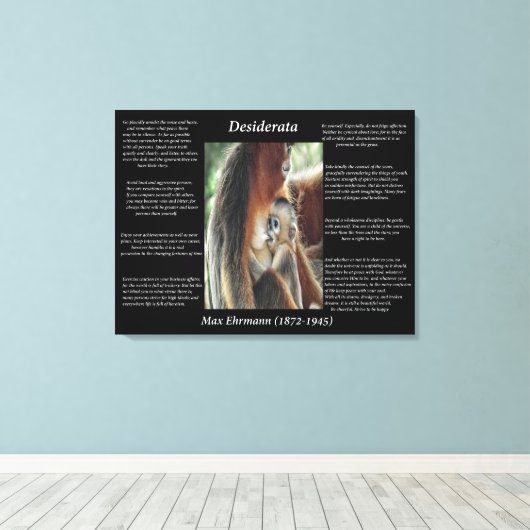 Moederliefde Canvas Afdruk (Insitu (Houten vloer))