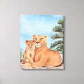 Moederliefde Canvas Afdruk (Voorkant)