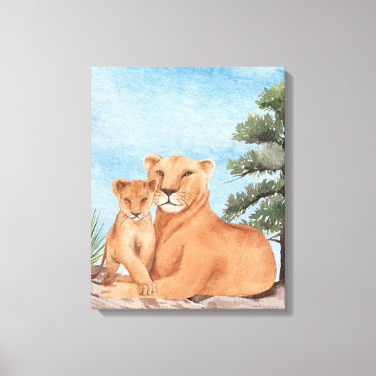 Moederliefde Canvas Afdruk (Voorkant)