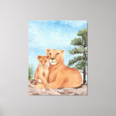 Moederliefde Canvas Afdruk (Voorkant)