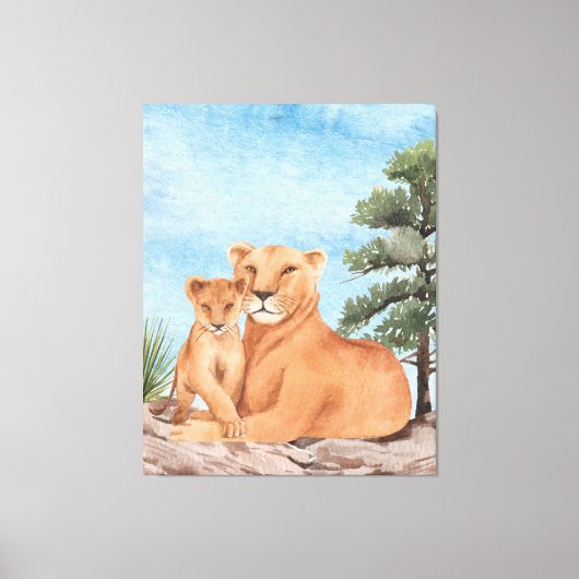 Moederliefde Canvas Afdruk (Voorkant)