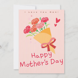 Moederliefde - Elegante Moederdagkaart Feestdagenkaart