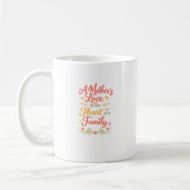 Moederliefde Hart Familie Koffiemok Cadeau