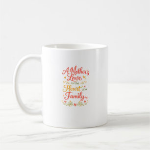 Moederliefde Hart Familie Koffiemok Cadeau