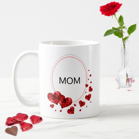 Moederliefde Hartjes  Koffiemok