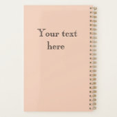 Moederliefde – Moeder van 3 Kinderen Hart Silhouet Planner (Achterkant)