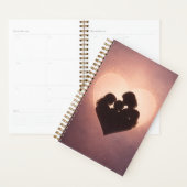 Moederliefde – Moeder van 3 Kinderen Hart Silhouet Planner (Display)