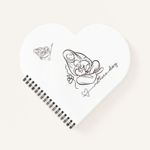 Moederliefde Mooie Ontwerp Notitieboek