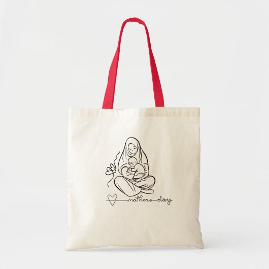 Moederliefde Mooie Ontwerp Tote Bag (Voorkant)