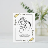 Moederliefde Quote Ansichtkaart Briefkaart (Staand voorkant)