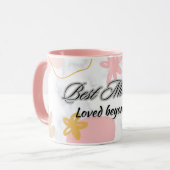 Moederliefde quote koffiemok mok (Voorkant links)