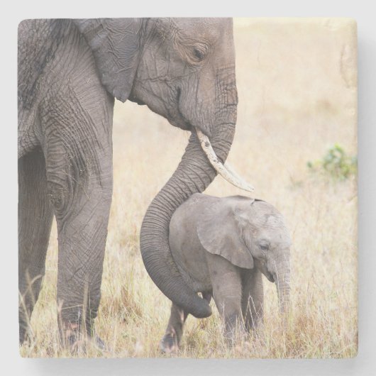 Moederliefde Stenen Onderzetter (Voorkant)