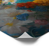 Moederliefde - Watercolor AI-afbeelding van Gorill Poster (Hoek)