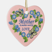 Moederliefdeshart Keramisch Ornament (Rechts)