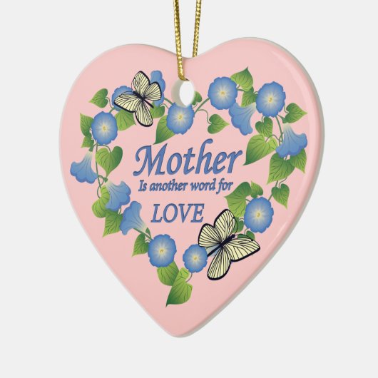 Moederliefdeshart Keramisch Ornament (Links)