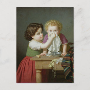 Moederlijk instinct, 1872 briefkaart