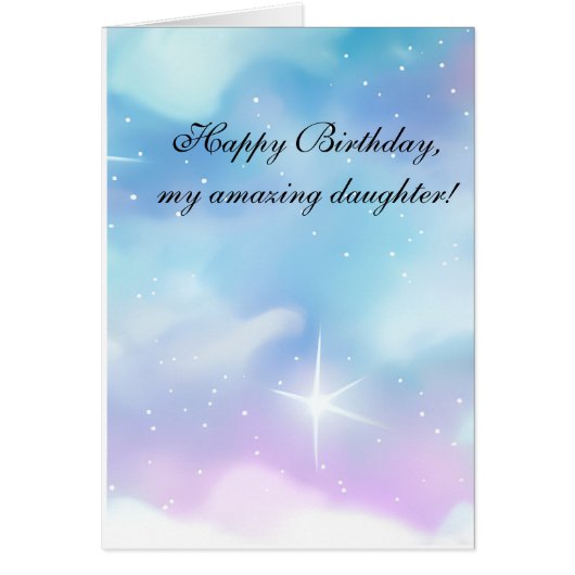 Moederlijke Advies Verjaardag Kaart voor Dochter (Voorkant)