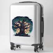 Moederlijke eikenboom van het leven sticker (Koffer)