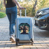 Moederlijke eikenboom van het leven sticker (Koffer Insitu)