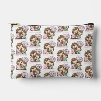 Moederlijke liefde Cute Moeder Dochter IJspatroon Etui