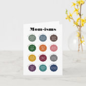 Moederlijke wijsheden kaart (Gele Bloem)