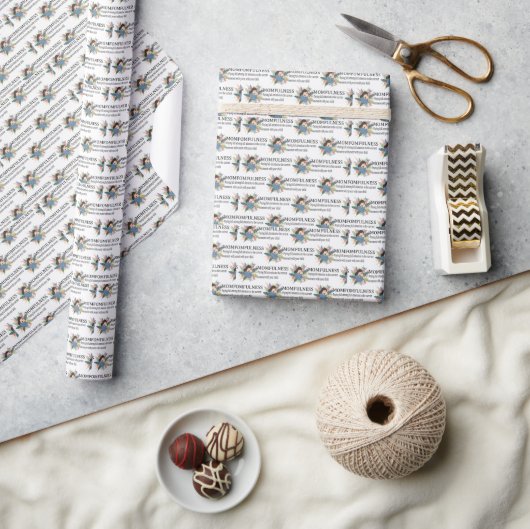Moederlijkheid Definitie Bloemig Moederschap Patro Cadeaupapier (Crafts)