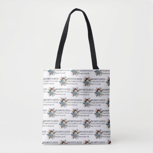Moederlijkheid Definitie Bloemig Moederschap Patro Tote Bag (Voorkant)