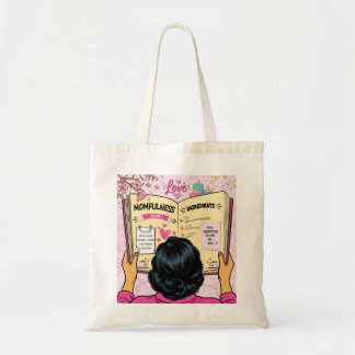 Moederlijkheid Receptenboek Schattige Striptekenin Tote Bag