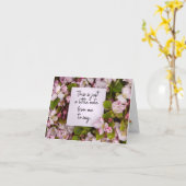 Moederloze Moederdag Kaart - Snel. Opmerking (Gele Bloem)