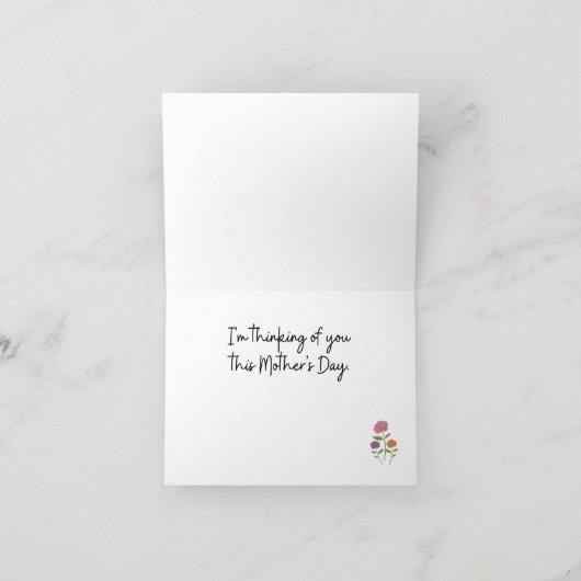 Moederloze Moederdag Kaart - Snel. Opmerking (Binnen)