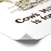 Moedermelk is voor baby's poster (Hoek)