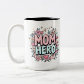 Moedermoed Tweekleurige Koffiemok (Links)