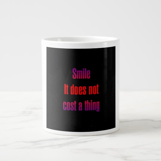 Moedermotto # 131 grote koffiekop (Voorkant)