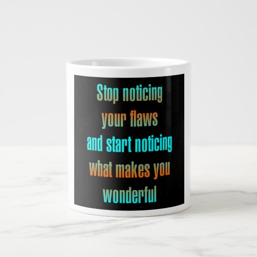 Moedermotto # 142 grote koffiekop (Voorkant)