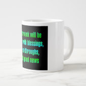 Moedermotto # 243 grote koffiekop (Voorkant rechts)