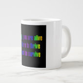 Moedermotto # 245 grote koffiekop (Voorkant rechts)