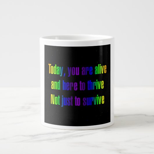 Moedermotto # 245 grote koffiekop (Voorkant)