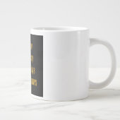 Moedermotto # 246 grote koffiekop (Rechts)