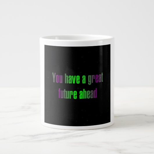 Moedermotto # 327 grote koffiekop (Voorkant)