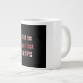 Moedermotto # 50 grote koffiekop (Voorkant rechts)