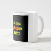 Moedermotto # 63 grote koffiekop (Voorkant rechts)