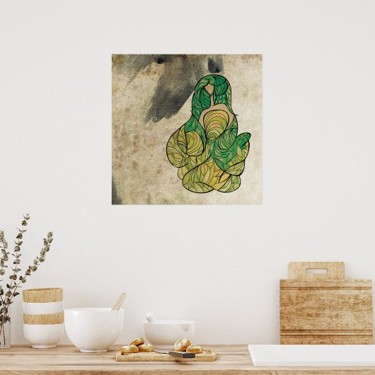 MOEDERNATUUR POSTER (Keuken)