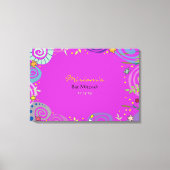 MOEDERNATUUR ZWIRL Bat Mitzvah tekent aan boord Canvas Afdruk (Voorkant)