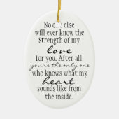 moederofferte keramisch ornament (Voorkant)