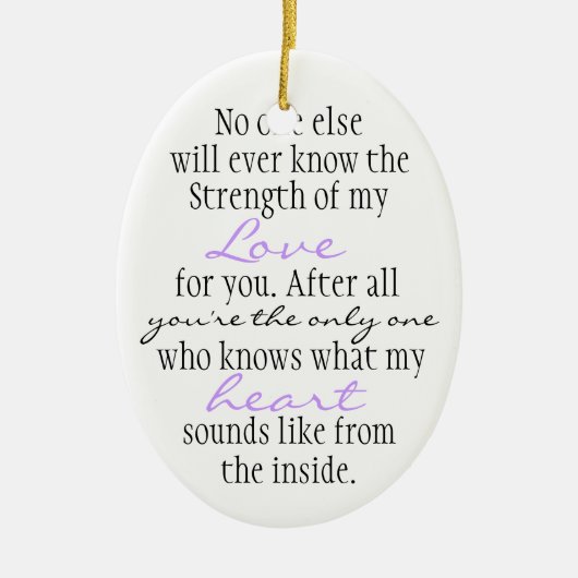 moederofferte keramisch ornament (Voorkant)